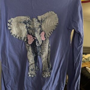 Ivory Ella Kids Blue Elephant Shirt